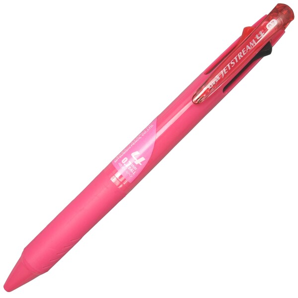三菱鉛筆 4色ボールペン ジェットストリーム 0.7 ローズピンク 書きやすい SXE450007.66