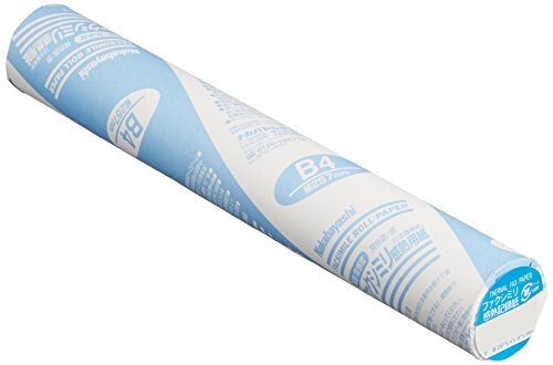 ナカバヤシ FAX ワープロ用感熱紙 ロール紙 B4 257mm巾 15m巻 芯内径0.5インチ ヨF-257-5