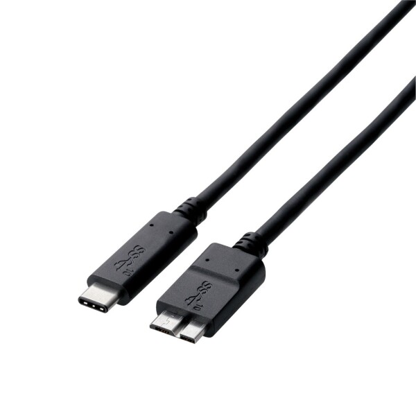 エレコム USBケーブル 充電・データ転送用 Type-C & USB3.1 Micro-B USB3.1 iPhone15対応 最大15W(5V/3A)の充電 最大10Gbpsのデータ転送 50