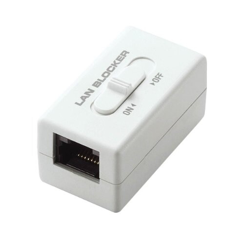 エレコム データロック中継コネクタ 10/100BASE-TX対応 ギガビット非対応 LD-DATABLOCK01 ホワイト