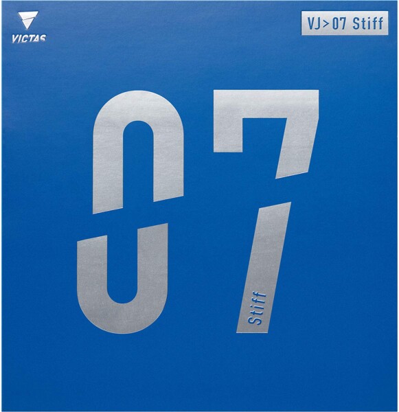 ヴィクタス(VICTAS) 卓球 ラバー VJ07 スティフ スピン系テンション裏ソフト ブラック(0020) 2.0 020731