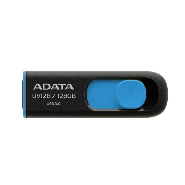 ADATA Technology USB3.0直付型フラッシュメモリー DashDrive UV128 128GB (ブラック+ブルー) AUV128-128G-RBE