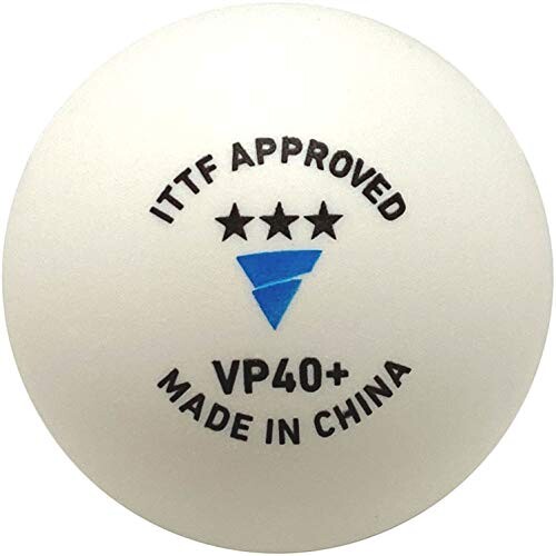 ヴィクタス(VICTAS) 卓球 公認試合球 ヴィクタス(VICTAS) 卓球 公認試合球 VP40+ 3スター 3個入り ホワイト 015000