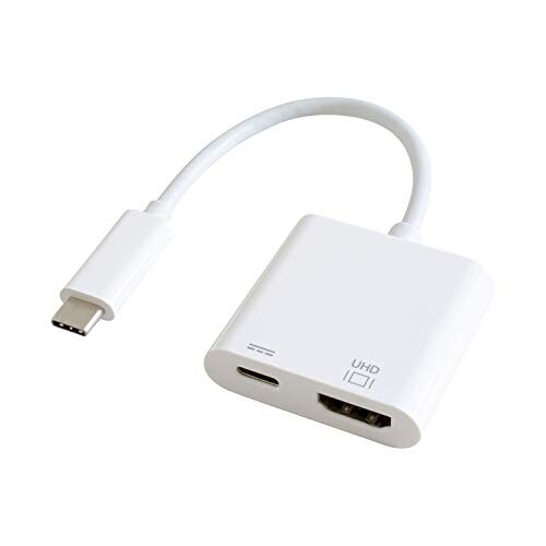 ゴッパ(GOPPA) USB Type-C-HDMI変換アダプタ (PD 対応) ホワイト GP-CHDH/W