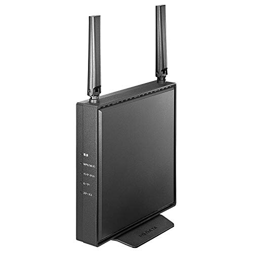 アイ・オー・データ WiFi 無線LAN ルーター dual_band 11ax 最新規格 Wi-Fi6 AX1800 1201+574Mbps 可動式アンテナ IPv6 3階建/4LDK/20台
