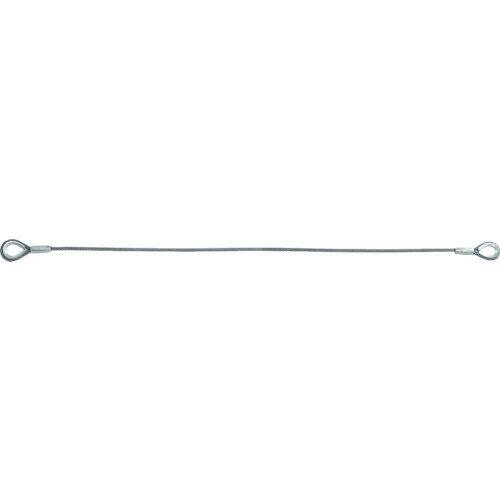 TRUSCO(トラスコ) ワイヤロープスリング Eタイプ アルミロック 6mmX1.5m TWEL6S1.5