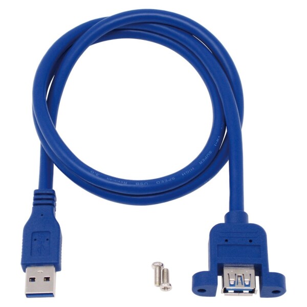 アイネックス(AINEX) パネルマウント用USB3.0ケーブル Type-A接続 USB-022A