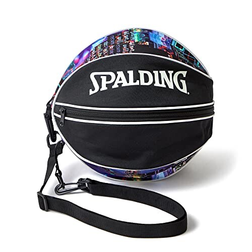 SPALDING (スポルディング) シューズバッグ ボールバッグ デジタルノイズ ブラック 49-001DNB バスケ バスケットボール