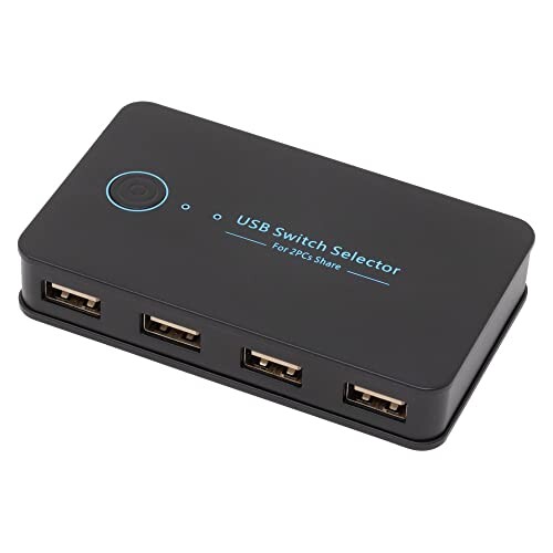 アイネックス(AINEX) 有線リモコン付USB切替器 2PC・4ポート USW-02