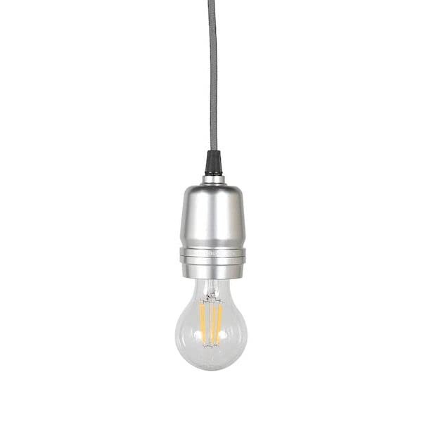 ダルトン(Dulton) アルミニウム ソケットコード グレー Simple and Strong 照明 ランプ シーリングライト ソケットカバー 長さ970mm DSZ-