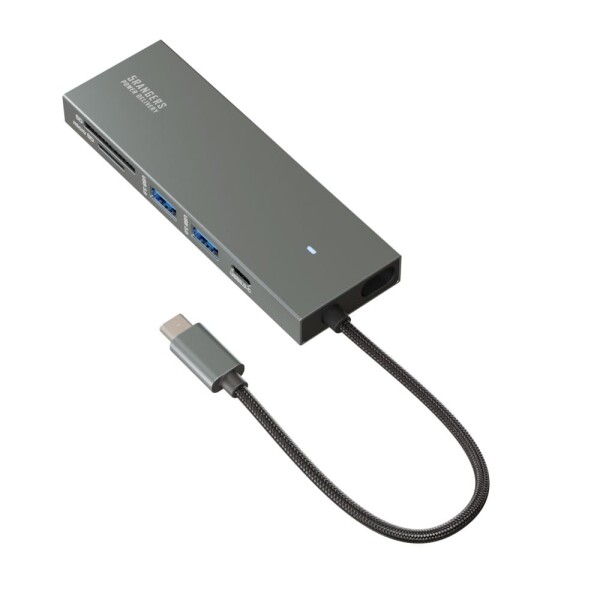 エアリア SD-CMULTI03-B TypeC接続 多機能マルチアダプター 収納シーンにも１アイディア。コネクタイン！スタイル HDMI USB3.0 SDカード