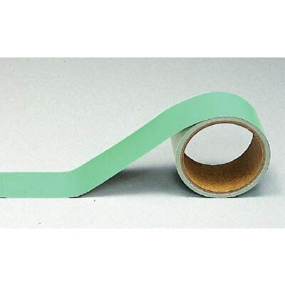 ユニット 配管識別テープ うすい緑（極小）・アルミ・２５ｍｍ幅Ｘ５ｍ 447-19A