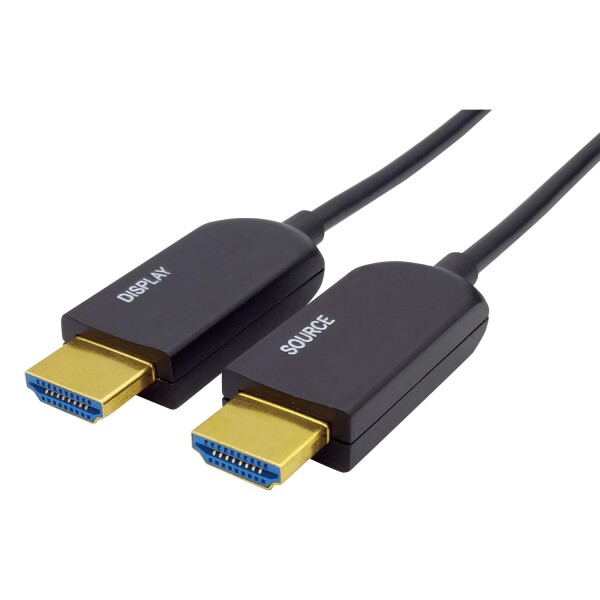 GOPPA ゴッパ HDMI 光ファイバーケーブル（18Gbps） 50m 最大対応解像度4k(3840×2160) 60Hz ブラック GP-HD20FK-500
