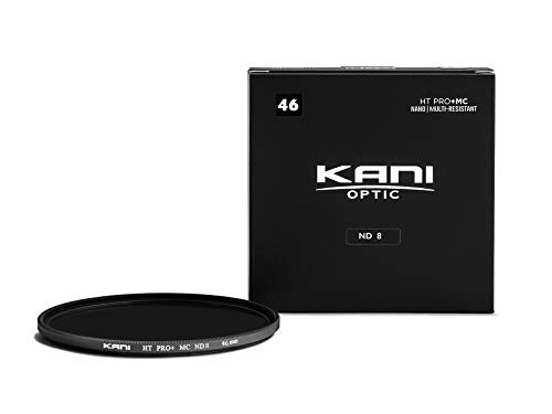 KANI 46mm NDフィルター HT PRO+ MC ND8 減光効果3絞り分 色カブリ抑制 低反射 薄枠 撥水 撥油 防汚 ナノコーティング 804570