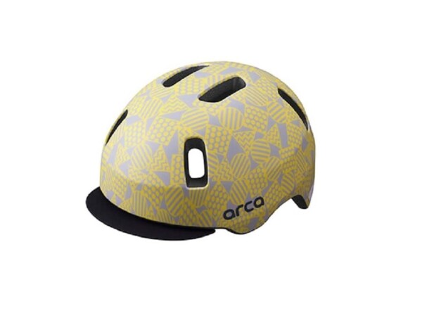 OGK KABUTO(オージーケーカブト) 自転車 ヘルメット ARCA(アルカ) カラー:マットアートイエロー サイズ:頭囲50-54cm SG認証