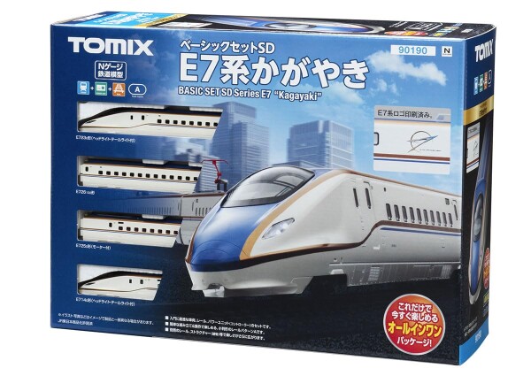 トミーテック(TOMYTEC) TOMIX Nゲージ ベーシックセット SD E7系 かがやき 90190 鉄道模型 入門セット