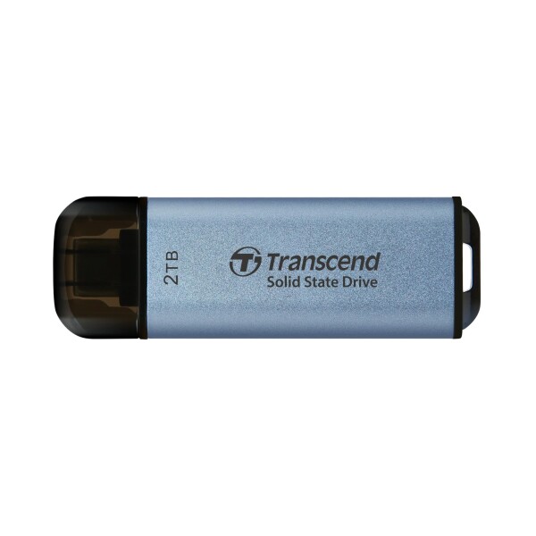 トランセンドジャパン ポータブルSSD 2TB USB Type-C 高速 最大1050 MB/s 超小型,軽量9g PS4/PS5 動作確認済 10Gbps TS2TESD300C