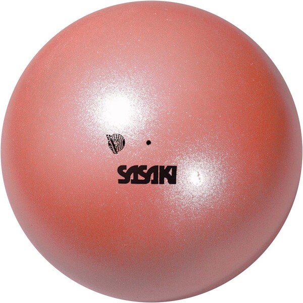 SASAKI(ササキ) 新体操 手具 ボール 国際体操連盟認定品 メタリックボール 直径18.5cm アプリコットピンク(APCP) M207MF