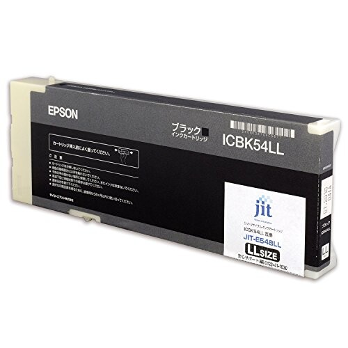 ジット エプソン(EPSON)対応 リサイクルインク インクカートリッジ ICBK54LL 増量 ブラック対応 JIT-E54BLL