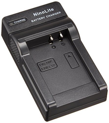 NinoLite USB型 バッテリー 用 充電器 海外用交換プラグ付き EN-EL12 等対応 チャージャー DC03/K4