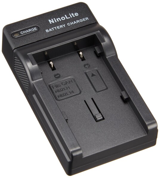 NinoLite USB型 バッテリー 用 充電器 海外用交換プラグ付 キャノン NB-2L NB-2LH 等対応 チャージャー DC18/K4