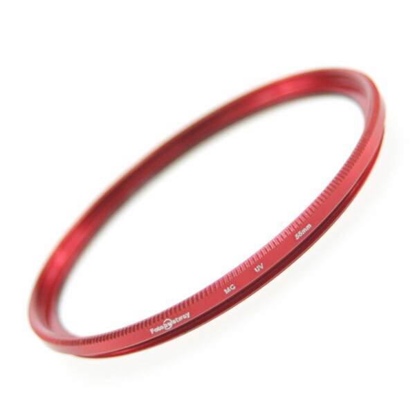 ZEROPORT JAPAN レンズ保護用フィルター マルチコート MC-UVフィルター ドレスアップフィルター 55mm RED FBWZPJRED55