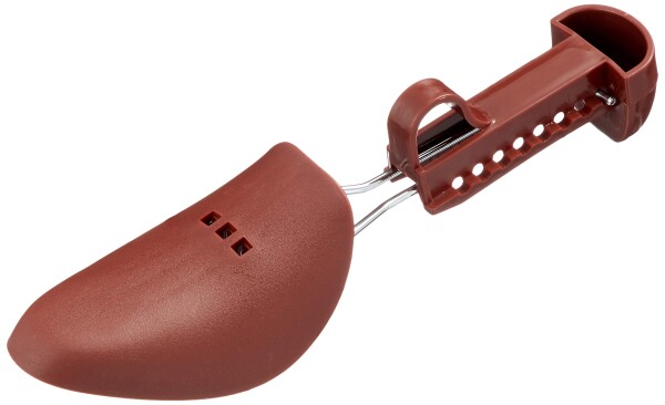 (M.モゥブレィ) 携帯にも便利なプラスチック製シューキーパー/シュートリー シューズフォーマー 革靴 スニーカーに ブラウン レディスフ