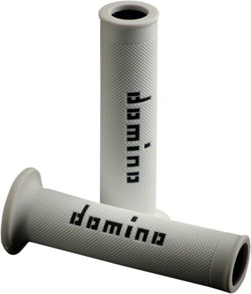 domino(ドミノ) ハンドルバーグリップ レースタイプ(TZグリップ) 126mm サーモプラスチックゴム ホワイトXブラック A01041C4046