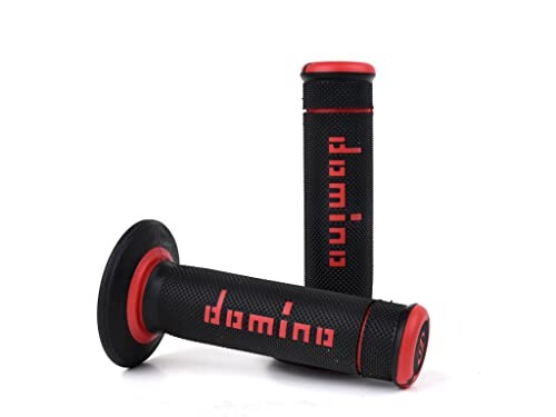 domino(ドミノ) ハンドルバーグリップ オフロードタイプ 118mm サーモプラスチックゴム ブラックXレッド A19041C4240