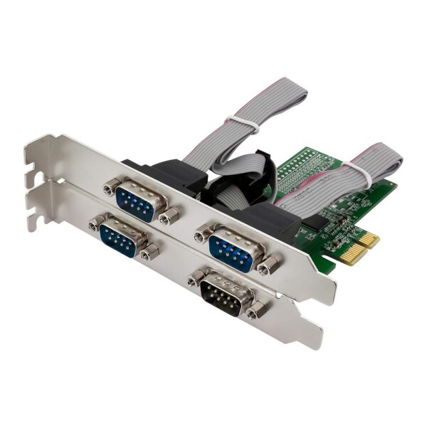 オウルテック PCI-Express2.0接続 RS232×4ポート D-sub9ピン インターフェースカード 1年間製品保証 OWL-PCEX2RS232X4