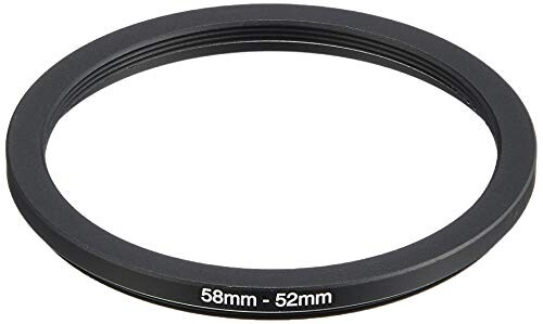 NinoLite ステップダウンリング 58mm→52mm カメラレンズ用アルミ合金製 アダプターリング(Step-Down Ring)