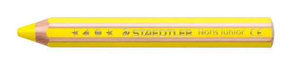 ステッドラー 色鉛筆 イエロー きいろ 6本 ノリスジュニア 水彩色鉛筆 太軸 140-1*6