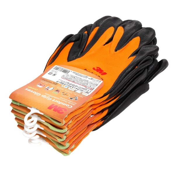 3M スリーエム 作業用手袋 コンフォートグリップグローブ オレンジ XL 5双パック GLOVE-ORA-XL-5P