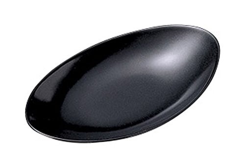 光洋陶器 Koyo 皿 パティオ カヌーディッシュ 23.5cm 黒 マットブラック 楕円 サラダ プレート ボウル おしゃれ 日本製 14830014