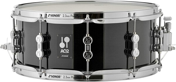 ソナー（SONOR） AQ2 スネアドラム AQ2-1406SDW TSB 14x6インチ トランスペアレント・ステイン・ブラック