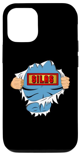 iPhone 12/12 Pro Silas Name Superhero 男の子用 Silas スマホケース