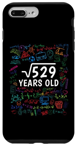 iPhone 7 Plus/8 Plus 四角い根 529 23歳の誕生日 23歳 算数 誕生日 スマホケース