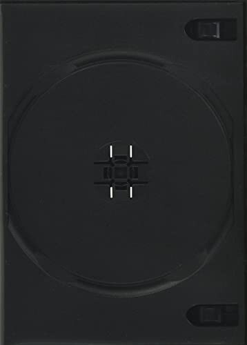 オーバルマルチメディア(OvalMultimedia) DVDケース 10枚収納トールケース 35mm厚 ブラック 2個