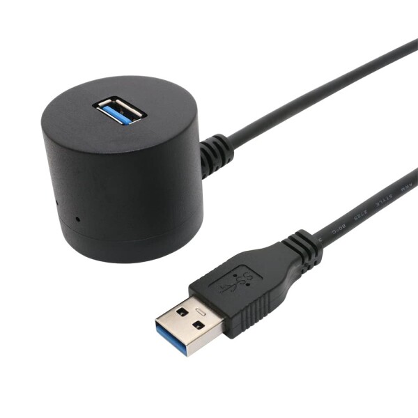 ミヨシ MCO USB3.0対応 USB延長ケーブル 1.5m 卓上タイプ 上向きのポートを手元に延長 設置可能 通信・充電対応 USB3.2Gen1 転送速度最大