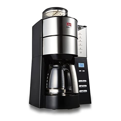 メリタ(Melitta) 全自動フィルターペーパー式 コーヒーメーカー アロマフレッシュ 6杯用 AFG622-1B 750ml ブラック