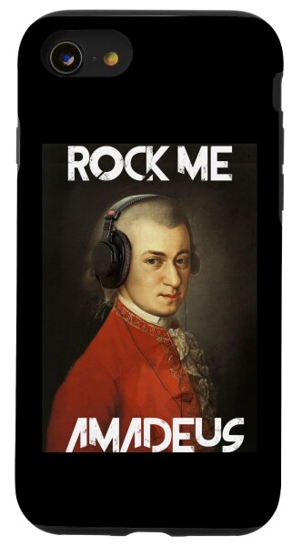 iPhone SE (2020) / 7 / 8 Rock Me Amadeus - Wolfgang Amadeus モーツァルト ピアノと音楽 スマホケース