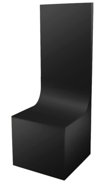 グリーンスタッフワールド 背面付き正方形高座展示台 50mm×50mm ブラックカラー ホビー用アクセサリー GSWD-3472