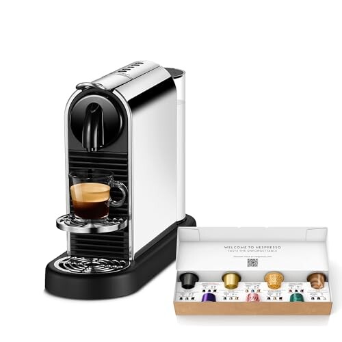 Nespresso(ネスプレッソ) ネスプレッソ ORIGINAL カプセル式コーヒーメーカー シティズ プラチナム D ステンレススチール D140-ME-W