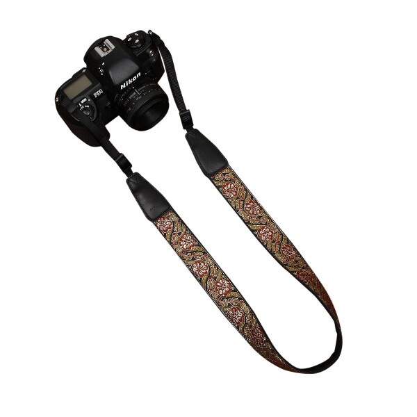 カムイン(cam-in) カメラストラップ 刺繍 シリーズ 汎用型 コットン CAM7578