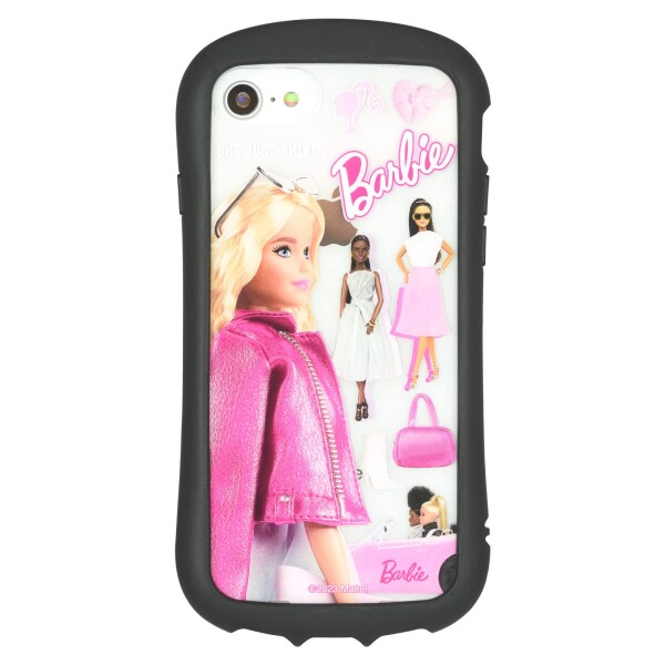 グルマンディーズ Barbie iPhone SE (第3世代/第2世代) / 8 / 7 / 6s / 6 (4.7インチ) 対応 ハイブリッドクリアケース ドール BAR-44B
