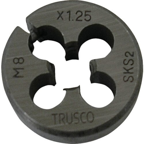 TRUSCO(トラスコ) 丸ダイス 25径 M8X1.25 (SKS) T25D-8X1.25 × 10個