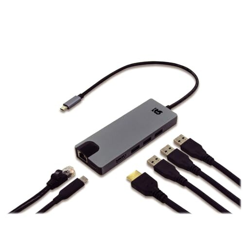 ラトックシステム USB Type-C マルチアダプター（4K60Hz/PD対応・30cmケーブル）RS-UCHD-PHL4A