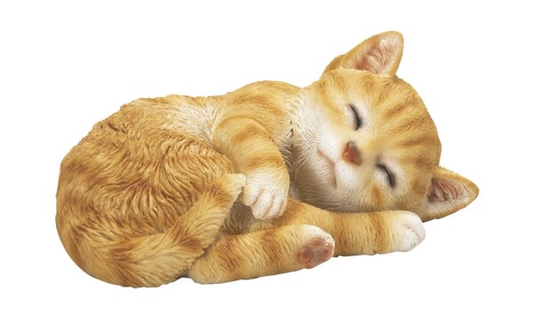 エイチ・ツー・オー(H2O) 居眠り子猫 チャトラ HT7373 本体: 奥行0.75cm