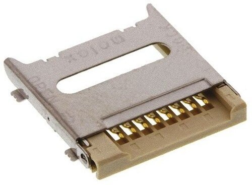 Molex メモリカードコネクタ 1.1mm ピッチ 8極 オス TRANSFLASH 500901-0801