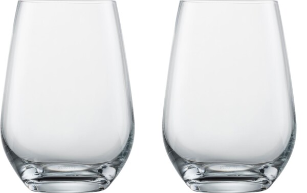 ツヴィーゼル グラス（ZWIESEL GLAS） タンブラー ヴィーニャ 水・ミネラルウォーター・ソフトドリンク用 タンブラー 19ｏｚ 2個ペア マ